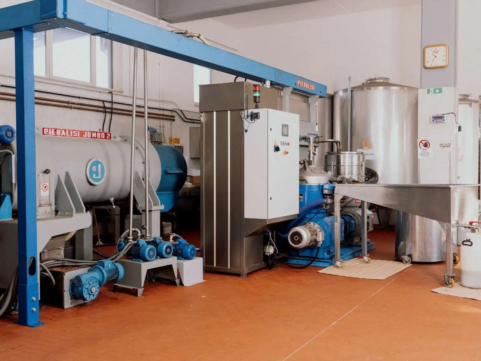 Tecnologia per la produzione dell’olio Oleificio Cimini